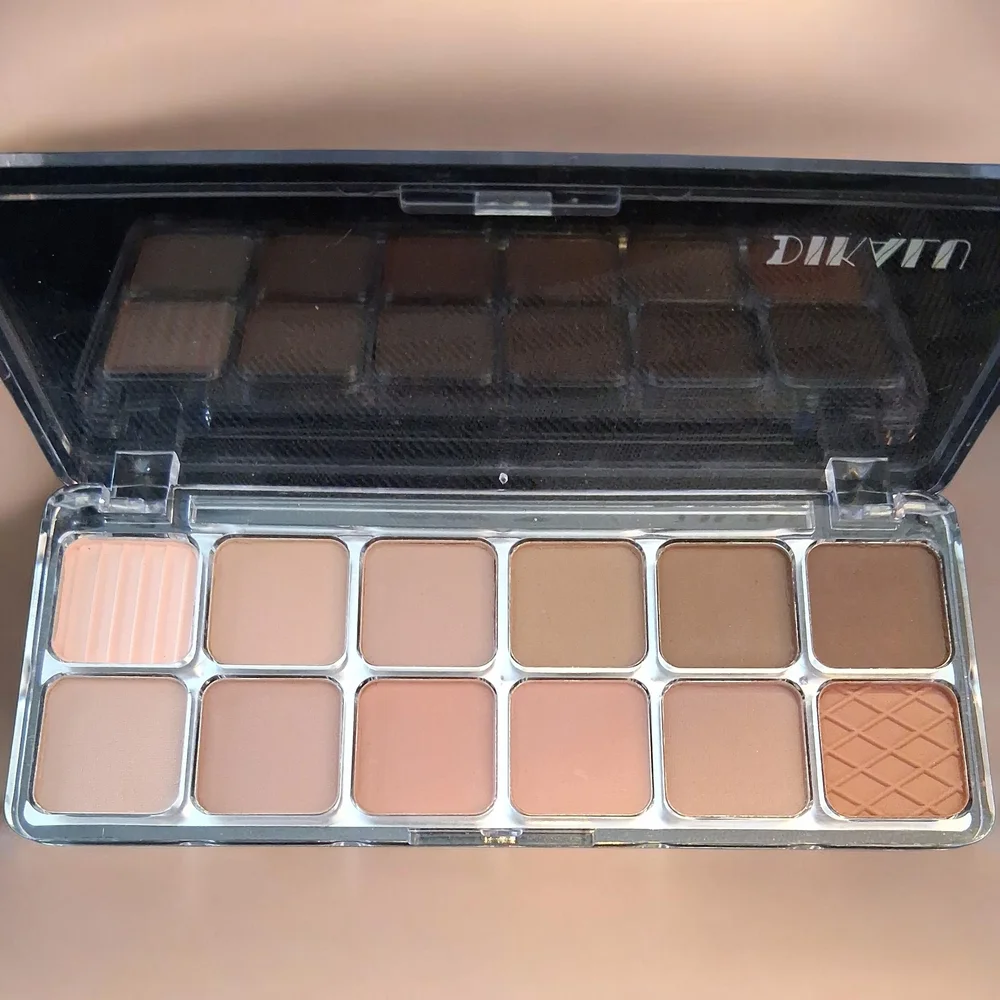 12-Shade DIKALU Neutral Eyeshadow Palette